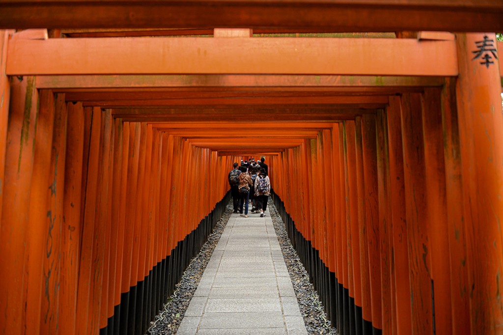Kyoto, the gates of the Fushimi-Inari temple complex #2