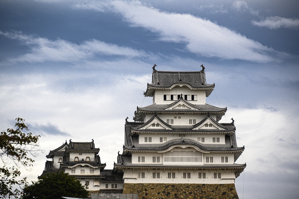 The Himeji-castle in Himeji
